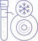 Ícone representando Congelamentos e óvulos: Como funciona